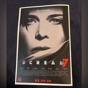 SCREAM 7 - Opening Night, Exclusive 12x18 Limited Edition PROMO Poster - New